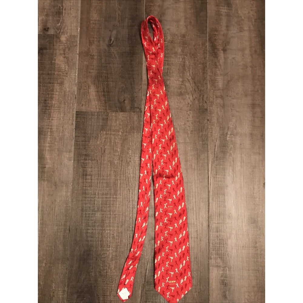 RM Sport Olympic Games Collection Necktie Atlanta 1996 Red